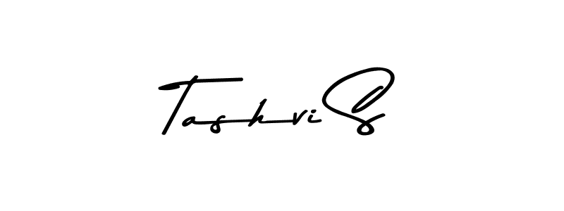 How to make Tashvi S signature? Asem Kandis PERSONAL USE is a professional autograph style. Create handwritten signature for Tashvi S name. Tashvi S signature style 9 images and pictures png