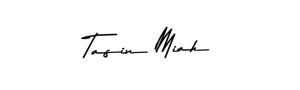 Create a beautiful signature design for name Tasin Miah. With this signature (Asem Kandis PERSONAL USE) fonts, you can make a handwritten signature for free. Tasin Miah signature style 9 images and pictures png