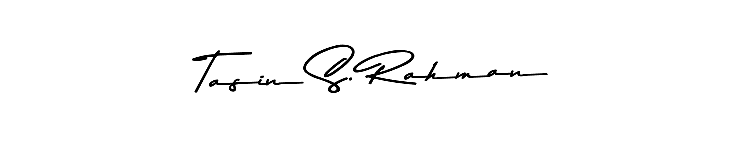 Use a signature maker to create a handwritten signature online. With this signature software, you can design (Asem Kandis PERSONAL USE) your own signature for name Tasin S. Rahman. Tasin S. Rahman signature style 9 images and pictures png