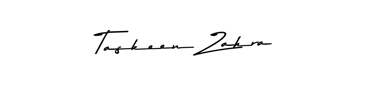 Taskeen Zahra stylish signature style. Best Handwritten Sign (Asem Kandis PERSONAL USE) for my name. Handwritten Signature Collection Ideas for my name Taskeen Zahra. Taskeen Zahra signature style 9 images and pictures png