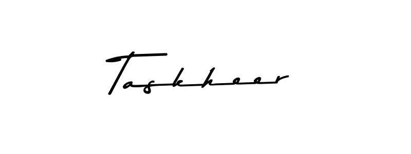Design your own signature with our free online signature maker. With this signature software, you can create a handwritten (Asem Kandis PERSONAL USE) signature for name Taskheer. Taskheer signature style 9 images and pictures png