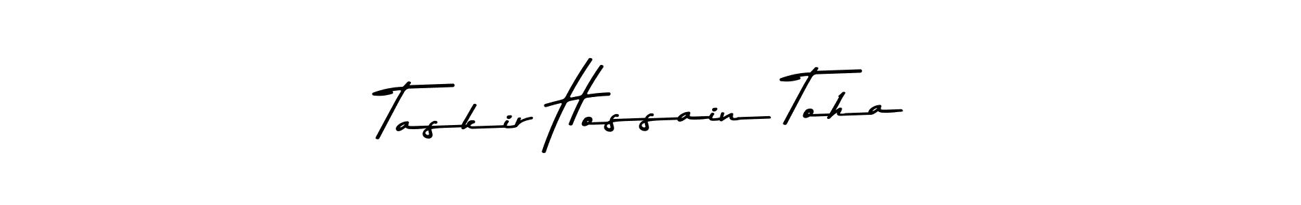 You can use this online signature creator to create a handwritten signature for the name Taskir Hossain Toha. This is the best online autograph maker. Taskir Hossain Toha signature style 9 images and pictures png