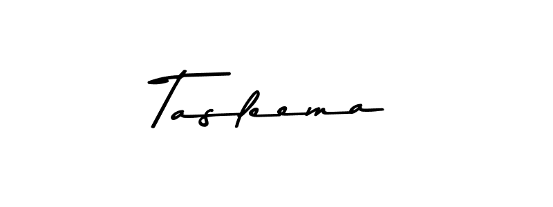 Use a signature maker to create a handwritten signature online. With this signature software, you can design (Asem Kandis PERSONAL USE) your own signature for name Tasleema. Tasleema signature style 9 images and pictures png