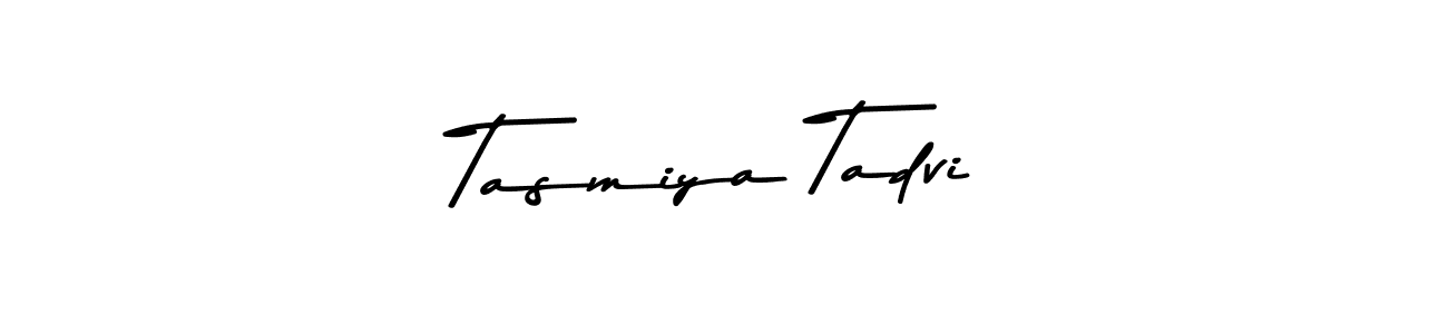 This is the best signature style for the Tasmiya Tadvi name. Also you like these signature font (Asem Kandis PERSONAL USE). Mix name signature. Tasmiya Tadvi signature style 9 images and pictures png
