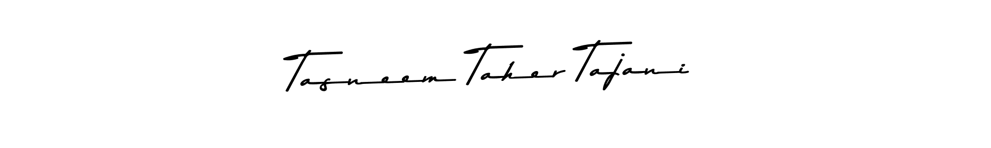 Similarly Asem Kandis PERSONAL USE is the best handwritten signature design. Signature creator online .You can use it as an online autograph creator for name Tasneem Taher Tajani. Tasneem Taher Tajani signature style 9 images and pictures png