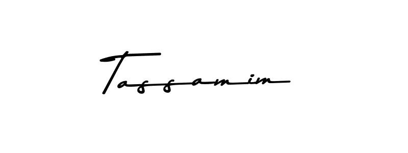 Tassamim stylish signature style. Best Handwritten Sign (Asem Kandis PERSONAL USE) for my name. Handwritten Signature Collection Ideas for my name Tassamim. Tassamim signature style 9 images and pictures png