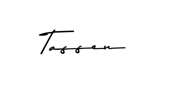 Create a beautiful signature design for name Tassen. With this signature (Asem Kandis PERSONAL USE) fonts, you can make a handwritten signature for free. Tassen signature style 9 images and pictures png