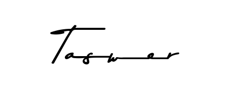 Similarly Asem Kandis PERSONAL USE is the best handwritten signature design. Signature creator online. You can use it as an online autograph creator for name Taswer. Taswer signature style 9 images and pictures png