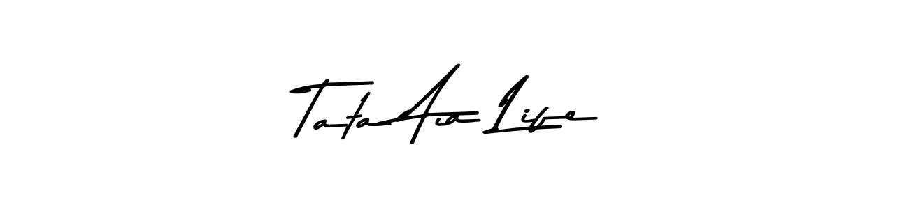 Also You can easily find your signature by using the search form. We will create Tata Aia Life name handwritten signature images for you free of cost using Asem Kandis PERSONAL USE sign style. Tata Aia Life signature style 9 images and pictures png