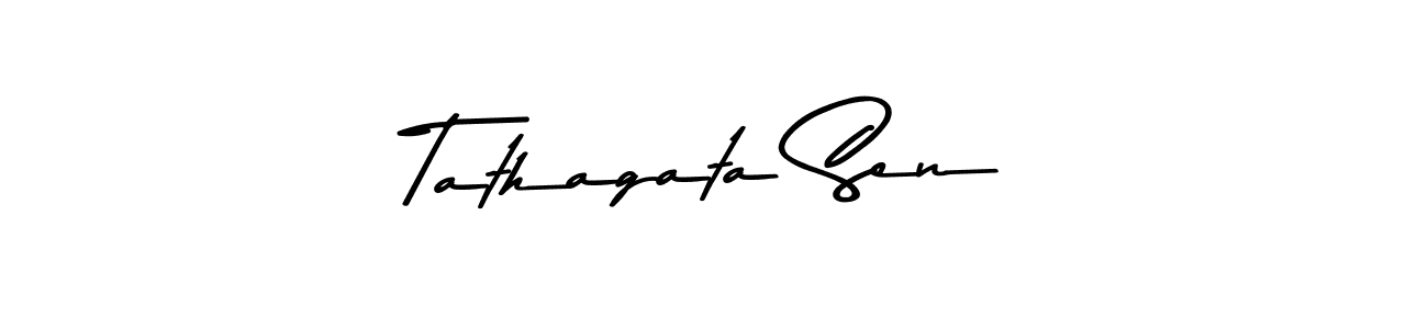 Use a signature maker to create a handwritten signature online. With this signature software, you can design (Asem Kandis PERSONAL USE) your own signature for name Tathagata Sen. Tathagata Sen signature style 9 images and pictures png