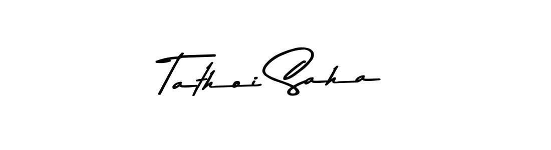 Also You can easily find your signature by using the search form. We will create Tathoi Saha name handwritten signature images for you free of cost using Asem Kandis PERSONAL USE sign style. Tathoi Saha signature style 9 images and pictures png