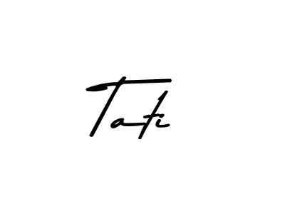 Design your own signature with our free online signature maker. With this signature software, you can create a handwritten (Asem Kandis PERSONAL USE) signature for name Tati. Tati signature style 9 images and pictures png