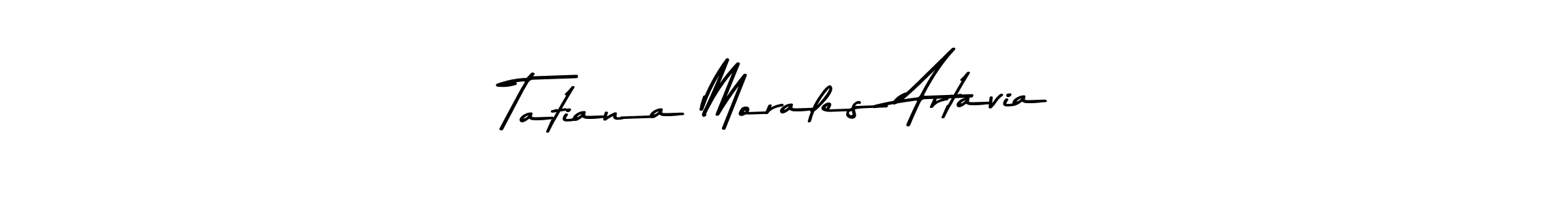 This is the best signature style for the Tatiana Morales Artavia name. Also you like these signature font (Asem Kandis PERSONAL USE). Mix name signature. Tatiana Morales Artavia signature style 9 images and pictures png