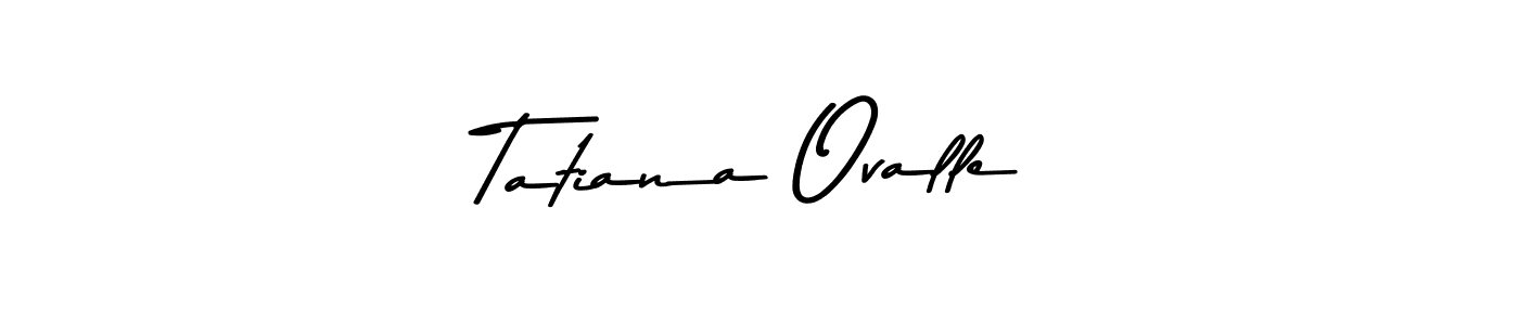 It looks lik you need a new signature style for name Tatiana Ovalle. Design unique handwritten (Asem Kandis PERSONAL USE) signature with our free signature maker in just a few clicks. Tatiana Ovalle signature style 9 images and pictures png