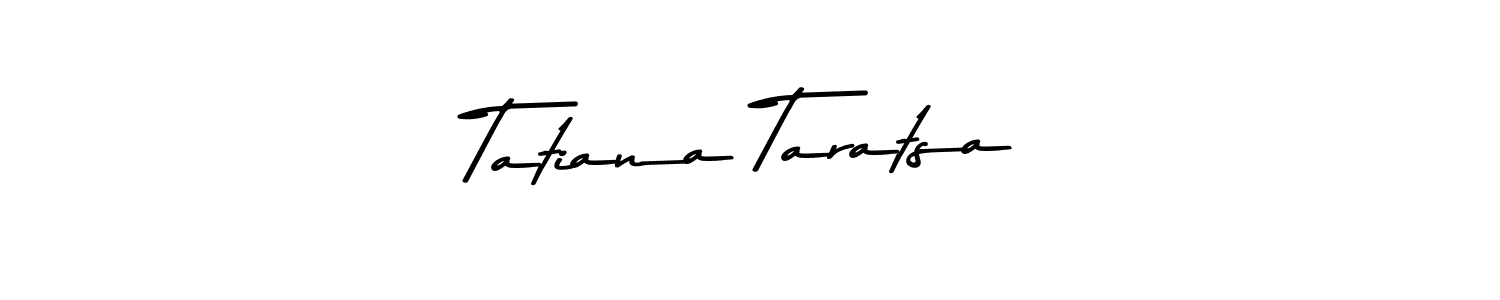 This is the best signature style for the Tatiana Taratsa name. Also you like these signature font (Asem Kandis PERSONAL USE). Mix name signature. Tatiana Taratsa signature style 9 images and pictures png