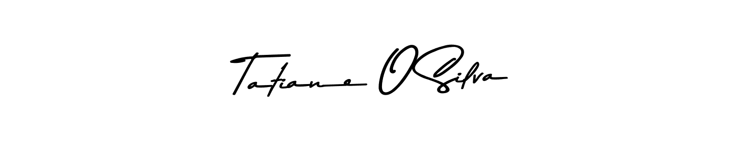 Make a beautiful signature design for name Tatiane O Silva. Use this online signature maker to create a handwritten signature for free. Tatiane O Silva signature style 9 images and pictures png