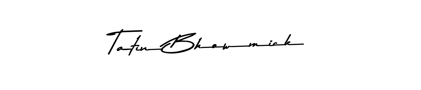 How to Draw Tatin Bhowmick signature style? Asem Kandis PERSONAL USE is a latest design signature styles for name Tatin Bhowmick. Tatin Bhowmick signature style 9 images and pictures png