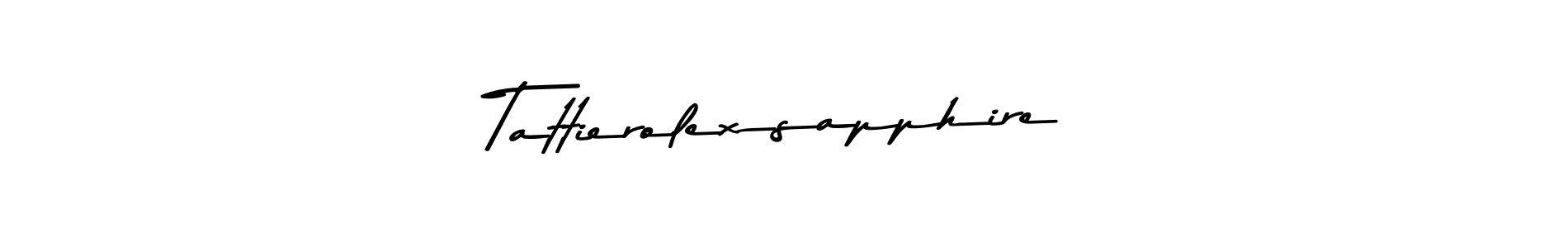 You should practise on your own different ways (Asem Kandis PERSONAL USE) to write your name (Tattierolexsapphire) in signature. don't let someone else do it for you. Tattierolexsapphire signature style 9 images and pictures png