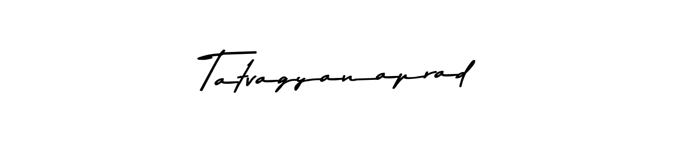 Make a beautiful signature design for name Tatvagyanaprad. With this signature (Asem Kandis PERSONAL USE) style, you can create a handwritten signature for free. Tatvagyanaprad signature style 9 images and pictures png