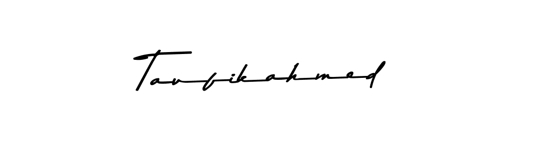 You should practise on your own different ways (Asem Kandis PERSONAL USE) to write your name (Taufikahmed) in signature. don't let someone else do it for you. Taufikahmed signature style 9 images and pictures png