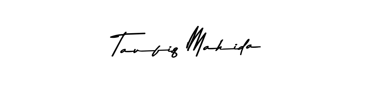 Make a beautiful signature design for name Taufiq Mahida. Use this online signature maker to create a handwritten signature for free. Taufiq Mahida signature style 9 images and pictures png