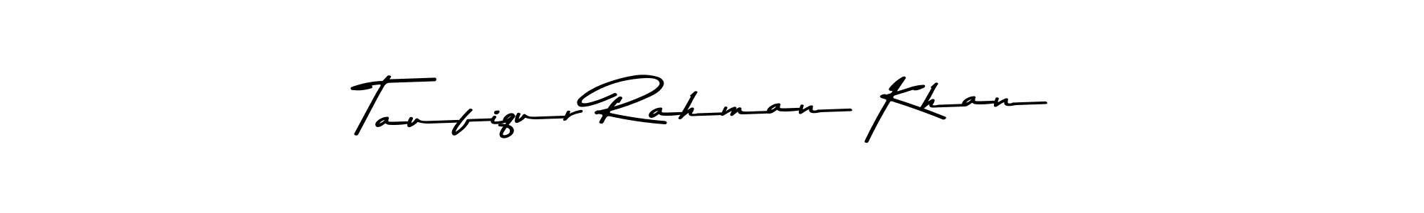Design your own signature with our free online signature maker. With this signature software, you can create a handwritten (Asem Kandis PERSONAL USE) signature for name Taufiqur Rahman Khan. Taufiqur Rahman Khan signature style 9 images and pictures png