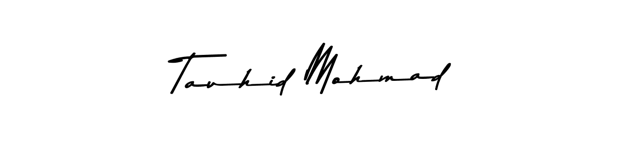 Use a signature maker to create a handwritten signature online. With this signature software, you can design (Asem Kandis PERSONAL USE) your own signature for name Tauhid Mohmad. Tauhid Mohmad signature style 9 images and pictures png