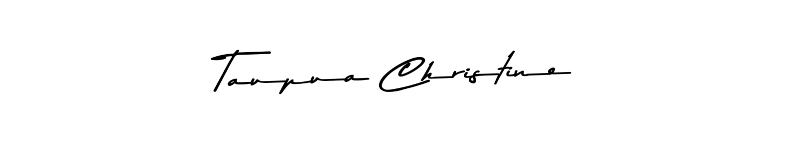 How to make Taupua Christine signature? Asem Kandis PERSONAL USE is a professional autograph style. Create handwritten signature for Taupua Christine name. Taupua Christine signature style 9 images and pictures png