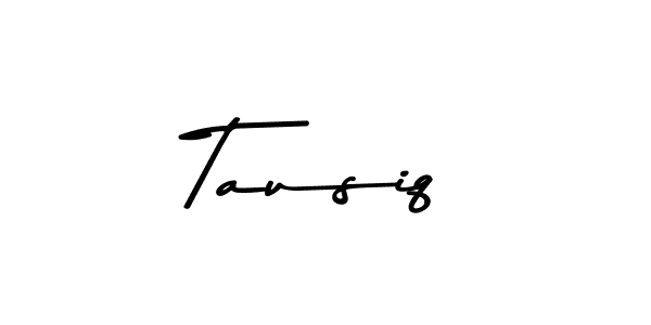 The best way (Asem Kandis PERSONAL USE) to make a short signature is to pick only two or three words in your name. The name Tausiq include a total of six letters. For converting this name. Tausiq signature style 9 images and pictures png