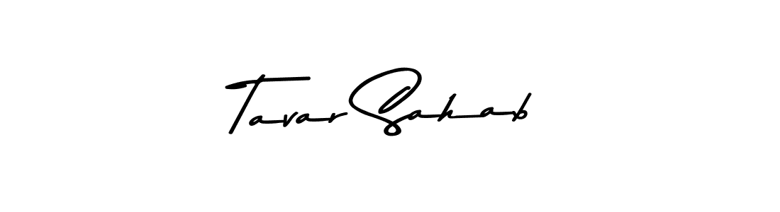 How to make Tavar Sahab name signature. Use Asem Kandis PERSONAL USE style for creating short signs online. This is the latest handwritten sign. Tavar Sahab signature style 9 images and pictures png