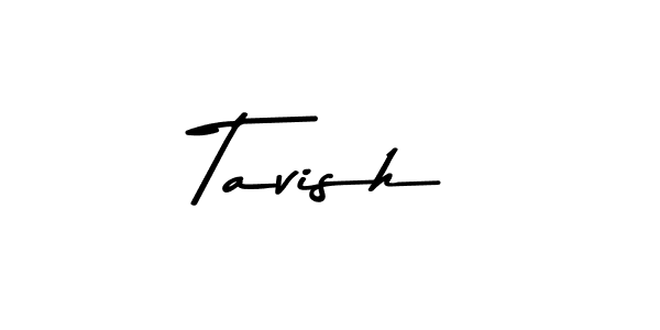 Use a signature maker to create a handwritten signature online. With this signature software, you can design (Asem Kandis PERSONAL USE) your own signature for name Tavish. Tavish signature style 9 images and pictures png