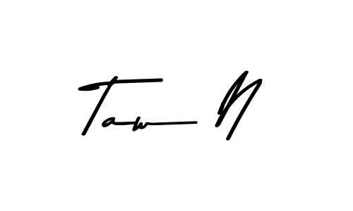 Also You can easily find your signature by using the search form. We will create Taw N name handwritten signature images for you free of cost using Asem Kandis PERSONAL USE sign style. Taw N signature style 9 images and pictures png