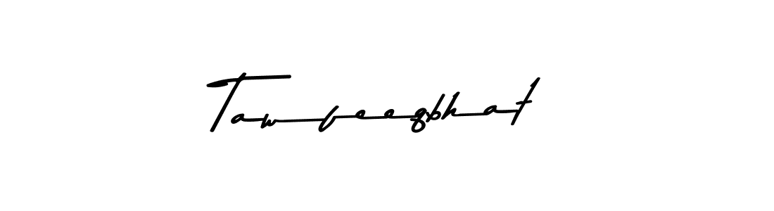 Create a beautiful signature design for name Tawfeeqbhat. With this signature (Asem Kandis PERSONAL USE) fonts, you can make a handwritten signature for free. Tawfeeqbhat signature style 9 images and pictures png