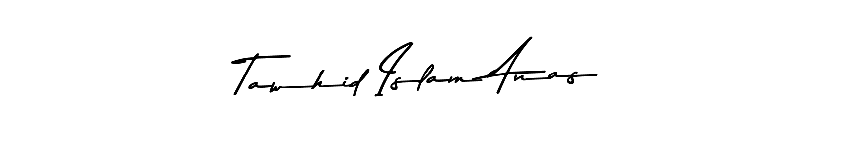 You should practise on your own different ways (Asem Kandis PERSONAL USE) to write your name (Tawhid Islam Anas) in signature. don't let someone else do it for you. Tawhid Islam Anas signature style 9 images and pictures png