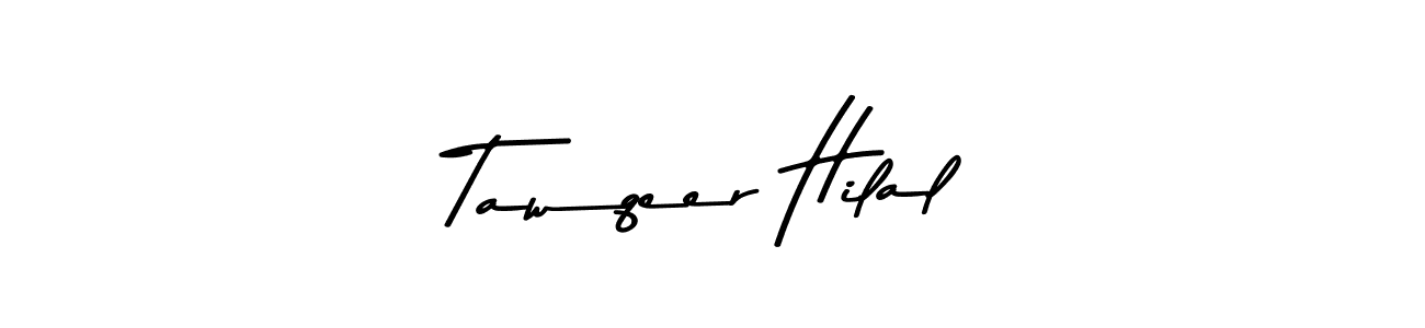 Use a signature maker to create a handwritten signature online. With this signature software, you can design (Asem Kandis PERSONAL USE) your own signature for name Tawqeer Hilal. Tawqeer Hilal signature style 9 images and pictures png