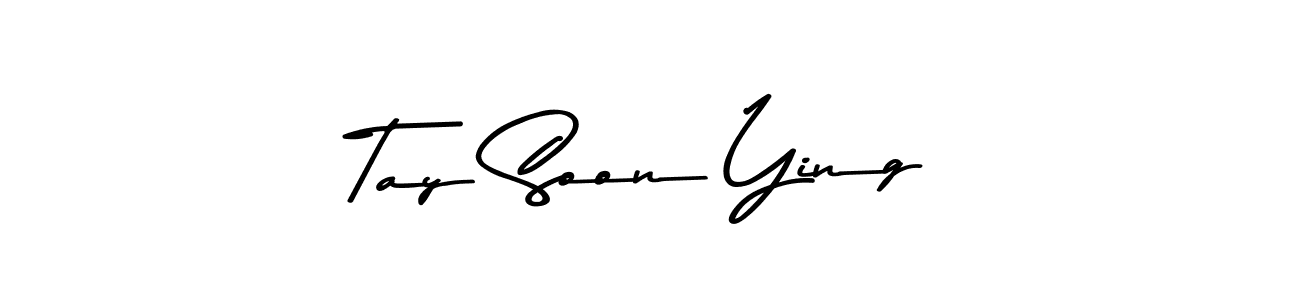 Create a beautiful signature design for name Tay Soon Ying. With this signature (Asem Kandis PERSONAL USE) fonts, you can make a handwritten signature for free. Tay Soon Ying signature style 9 images and pictures png
