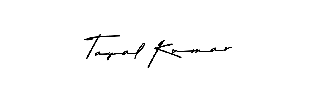 How to make Tayal Kumar name signature. Use Asem Kandis PERSONAL USE style for creating short signs online. This is the latest handwritten sign. Tayal Kumar signature style 9 images and pictures png