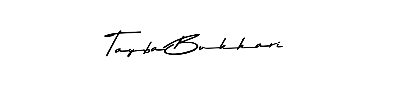 Also You can easily find your signature by using the search form. We will create Tayba Bukhari name handwritten signature images for you free of cost using Asem Kandis PERSONAL USE sign style. Tayba Bukhari signature style 9 images and pictures png