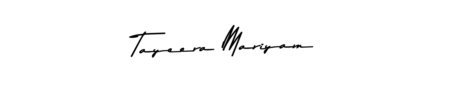 How to make Tayeera Mariyam signature? Asem Kandis PERSONAL USE is a professional autograph style. Create handwritten signature for Tayeera Mariyam name. Tayeera Mariyam signature style 9 images and pictures png