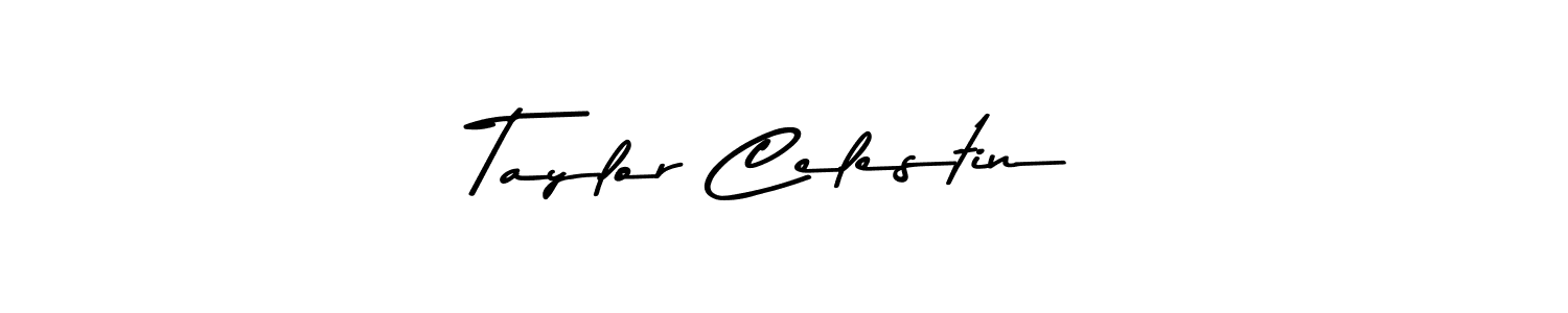 Also You can easily find your signature by using the search form. We will create Taylor Celestin name handwritten signature images for you free of cost using Asem Kandis PERSONAL USE sign style. Taylor Celestin signature style 9 images and pictures png