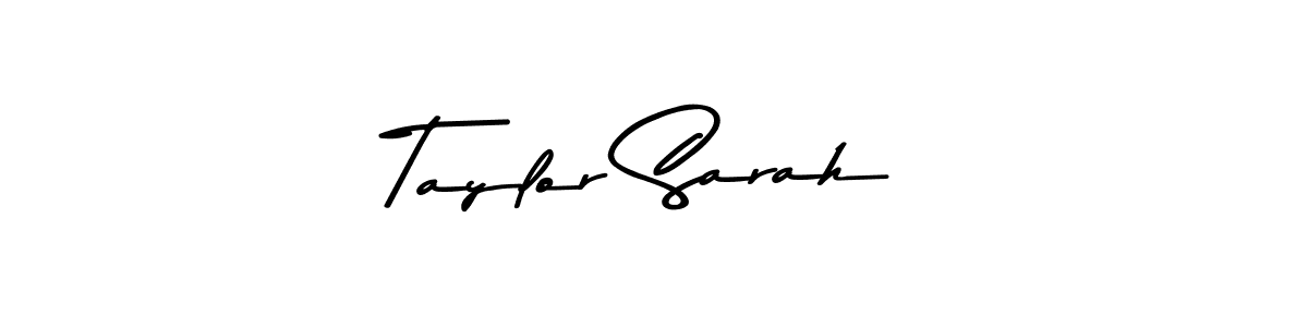 Create a beautiful signature design for name Taylor Sarah. With this signature (Asem Kandis PERSONAL USE) fonts, you can make a handwritten signature for free. Taylor Sarah signature style 9 images and pictures png