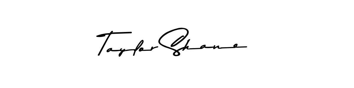 How to make Taylor Shane name signature. Use Asem Kandis PERSONAL USE style for creating short signs online. This is the latest handwritten sign. Taylor Shane signature style 9 images and pictures png