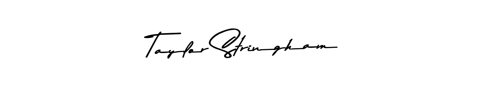 How to make Taylor Stringham signature? Asem Kandis PERSONAL USE is a professional autograph style. Create handwritten signature for Taylor Stringham name. Taylor Stringham signature style 9 images and pictures png