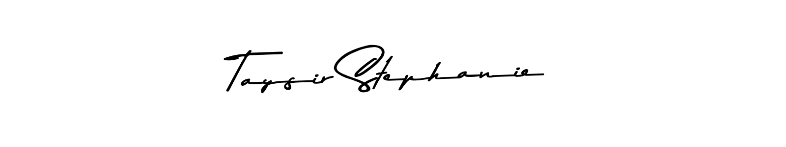 How to make Taysir Stephanie signature? Asem Kandis PERSONAL USE is a professional autograph style. Create handwritten signature for Taysir Stephanie name. Taysir Stephanie signature style 9 images and pictures png