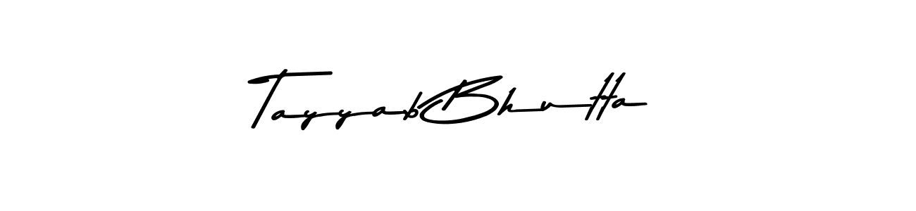 Make a beautiful signature design for name Tayyab Bhutta. Use this online signature maker to create a handwritten signature for free. Tayyab Bhutta signature style 9 images and pictures png