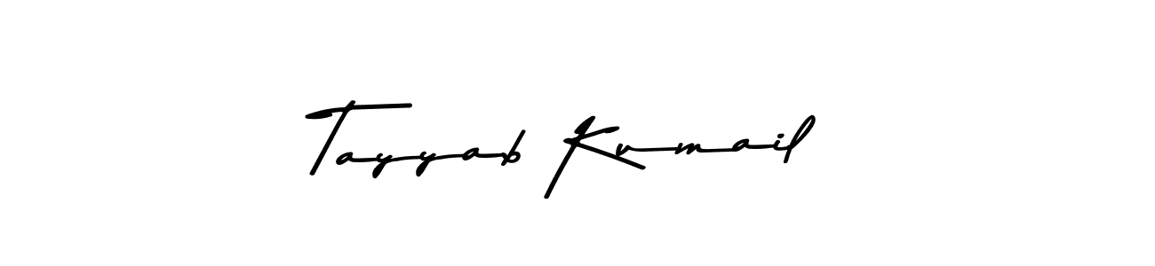 Tayyab Kumail stylish signature style. Best Handwritten Sign (Asem Kandis PERSONAL USE) for my name. Handwritten Signature Collection Ideas for my name Tayyab Kumail. Tayyab Kumail signature style 9 images and pictures png