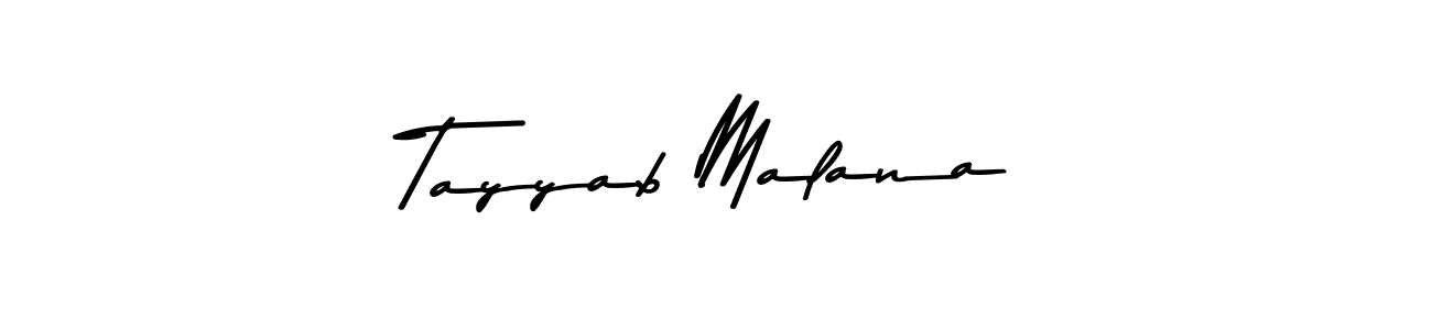 Tayyab Malana stylish signature style. Best Handwritten Sign (Asem Kandis PERSONAL USE) for my name. Handwritten Signature Collection Ideas for my name Tayyab Malana. Tayyab Malana signature style 9 images and pictures png
