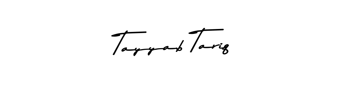 This is the best signature style for the Tayyab Tariq name. Also you like these signature font (Asem Kandis PERSONAL USE). Mix name signature. Tayyab Tariq signature style 9 images and pictures png