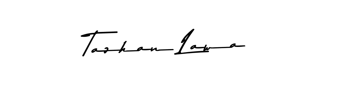 Make a beautiful signature design for name Tazhan Lawa. Use this online signature maker to create a handwritten signature for free. Tazhan Lawa signature style 9 images and pictures png