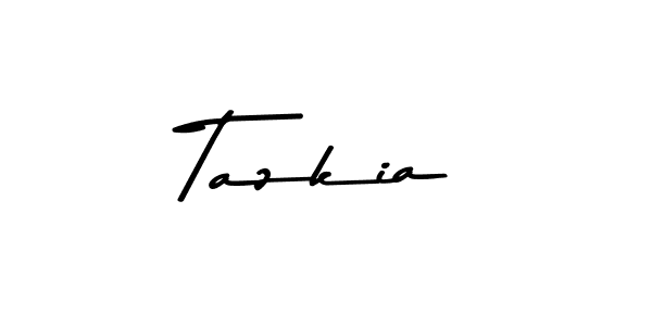 How to make Tazkia signature? Asem Kandis PERSONAL USE is a professional autograph style. Create handwritten signature for Tazkia name. Tazkia signature style 9 images and pictures png